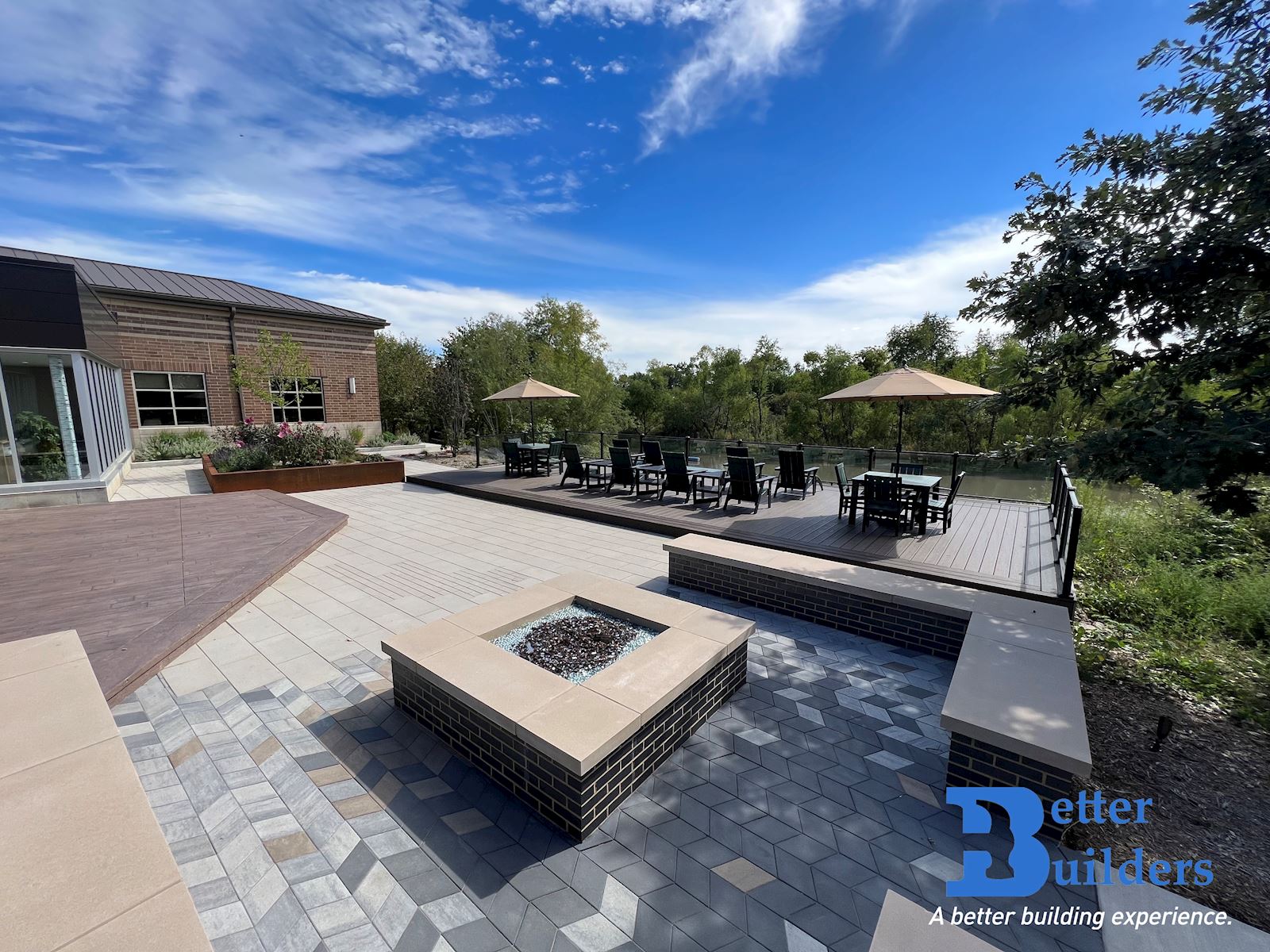 Commercial Composite Deck and Outdoor Living in West Des Moines Iowa